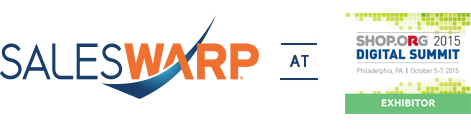 Saleswarp at SHOP.org Digital Summit 2015