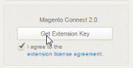 Read and agree to license then click 'get key'